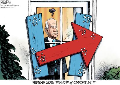 Political cartoon U.S. Joe Biden 2016