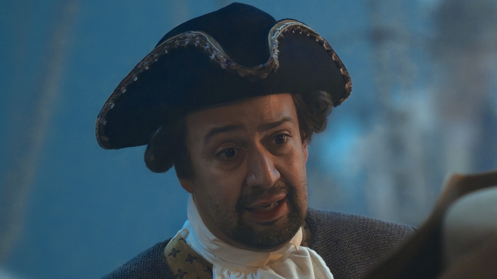 Lin-Manuel Miranda as Michael Finney during Boston Tea Party in Life, Larry and the Pursuit of Unhappiness Season 1