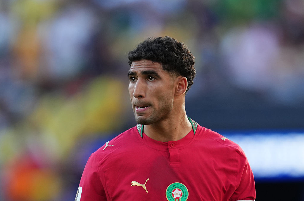 Achraf Hakimi is in North America with the Morocco squad for the World Cup