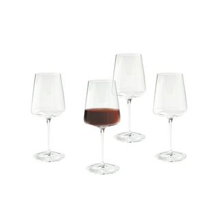 Better Homes & Gardens Clear Flared Red Wine Glass With Stem 17 Ounce, 4 Pack