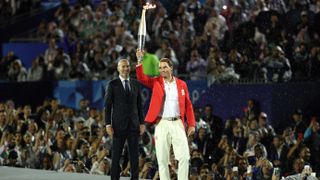 Nadal and Zidane Paris 2024 Olympics opening ceremony