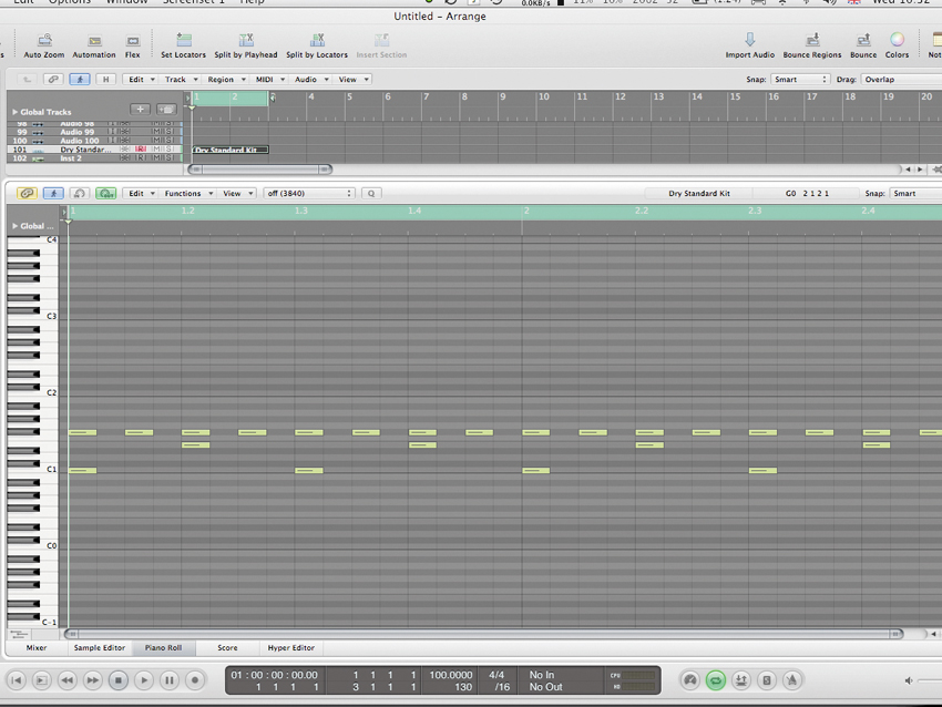 Program a beat