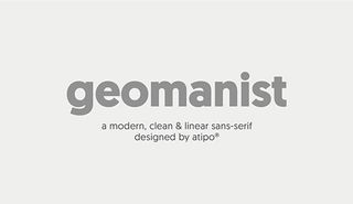 Free font: Geomanist