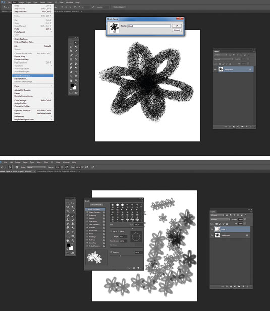how to create your own brush in photoshop