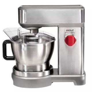 wolf gourmet stand mixer on a white background