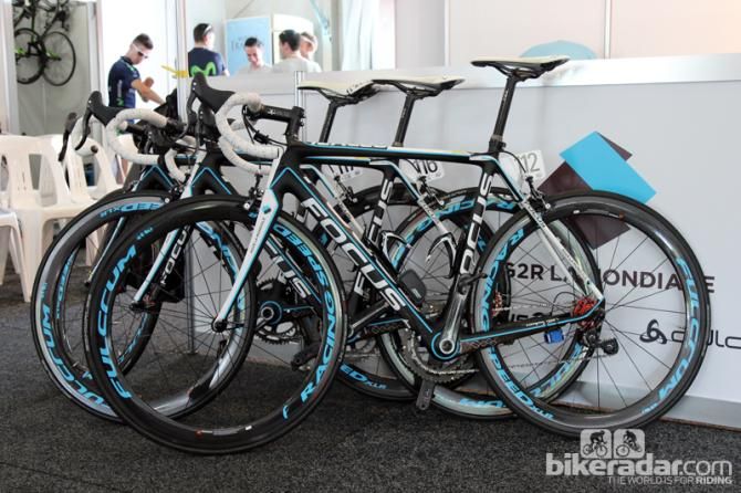 Ag2R-La Mondiale is on completely new bikes this season, switching frames from Kuota to Focus, components from SRAM to Campagnolo, wheels from Reynolds to Fulcrum, and cockpits from Deda to fi'zi:k.