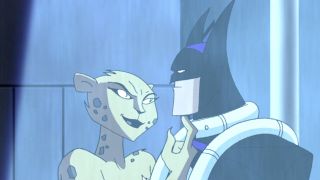 Cheetah and Batman talk on Justice League