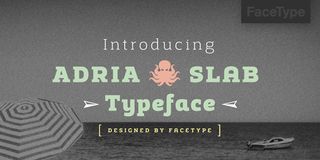 Adria Slab font