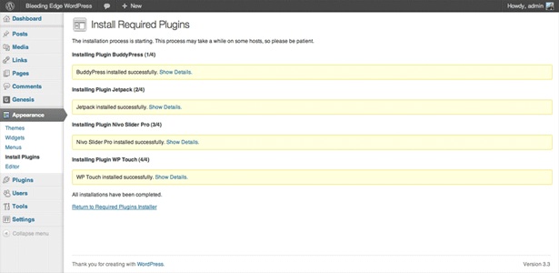 Require or recommend plug-ins with a WordPress theme | Creative Bloq