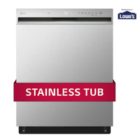 LG&nbsp;QuadWash Front Control 24-in Built-In Dishwasher | Was $829, Now $529 at Lowe's&nbsp;