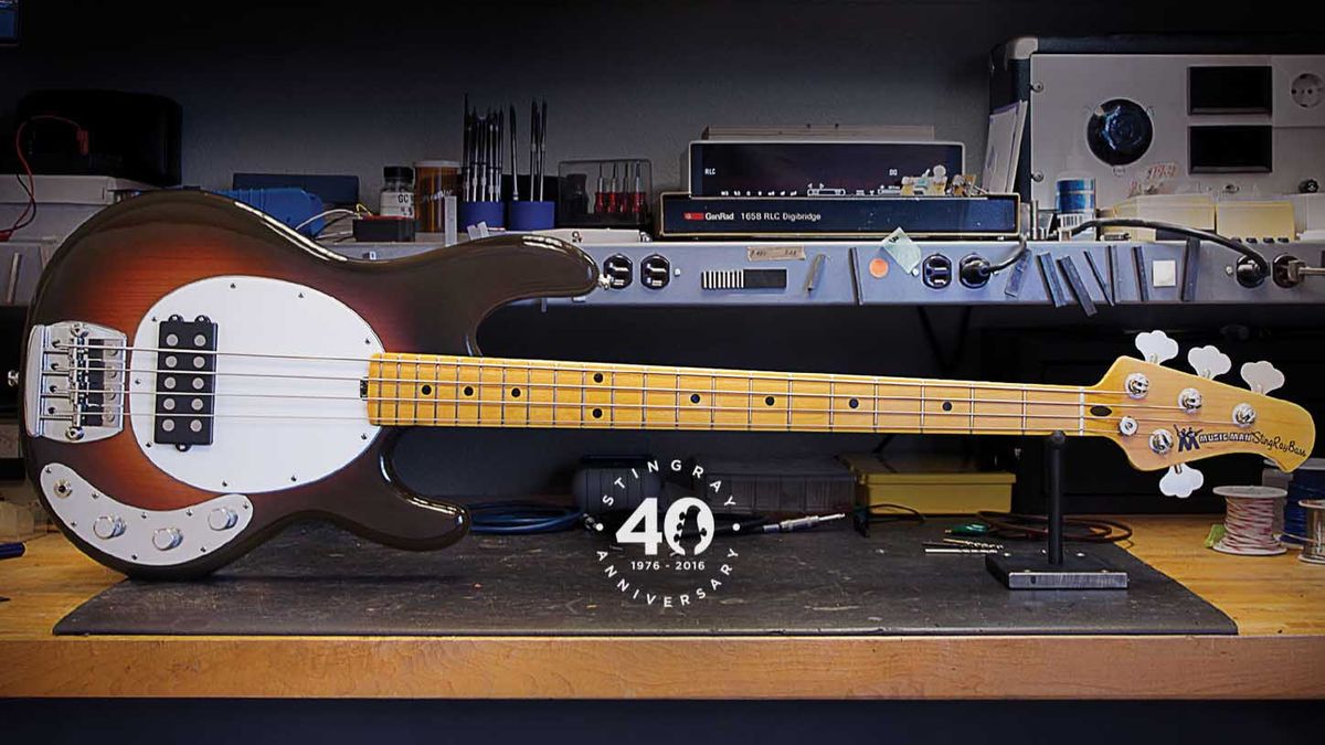 Ernie Ball Music Man launches 40th Anniversary StingRay Bass, Old