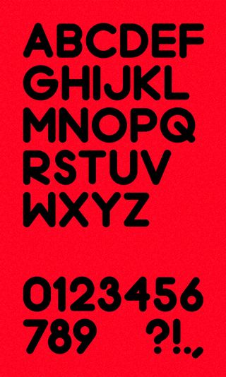 Free font: Chrome Black