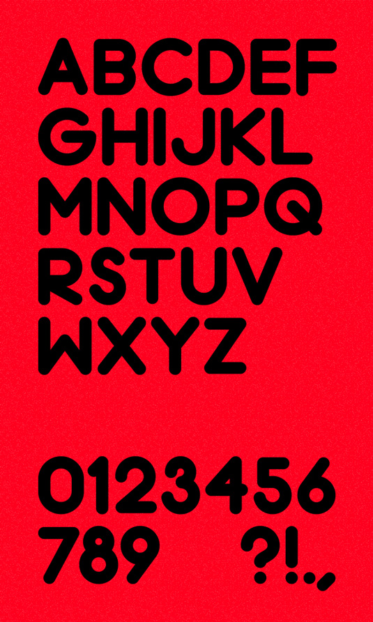 Free font: Chrome Black