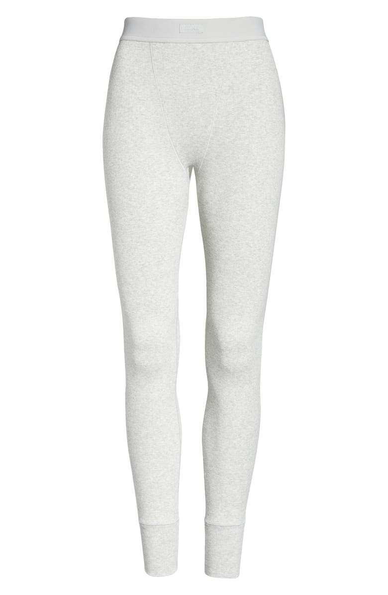 Stretch Cotton Rib Leggings