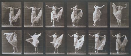 Dancing Girl, Animal Locomotion photo, Eadweard Muybridge. USA, 1887.