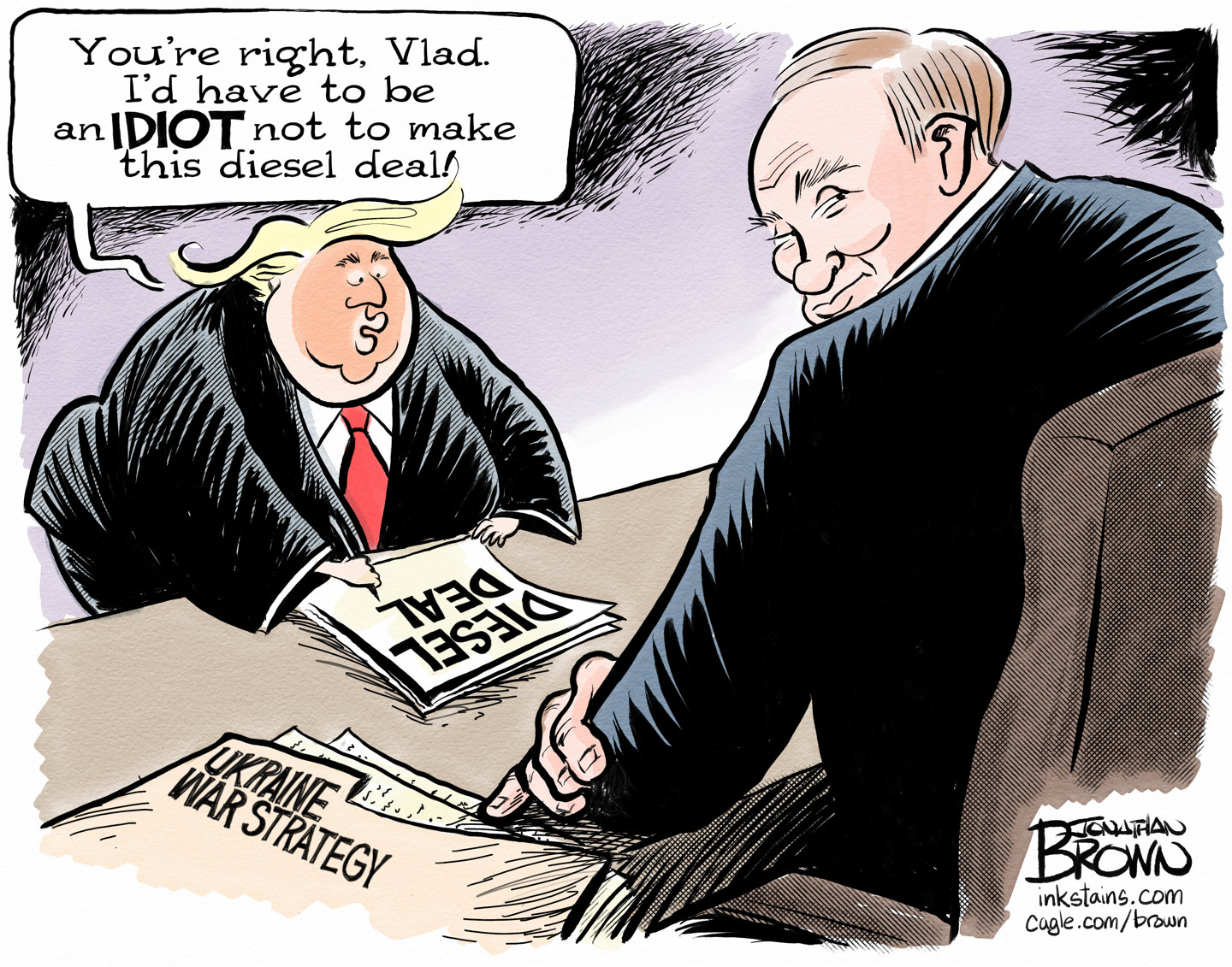 Political cartoon