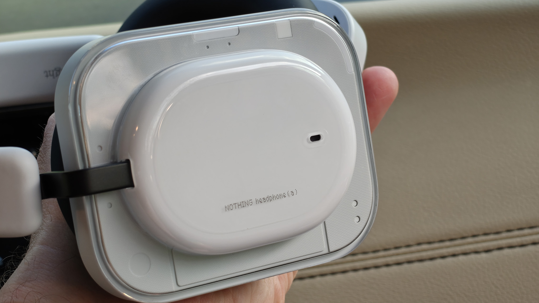 Taking a closer look at the transparent style on Nothing Headphones (a)