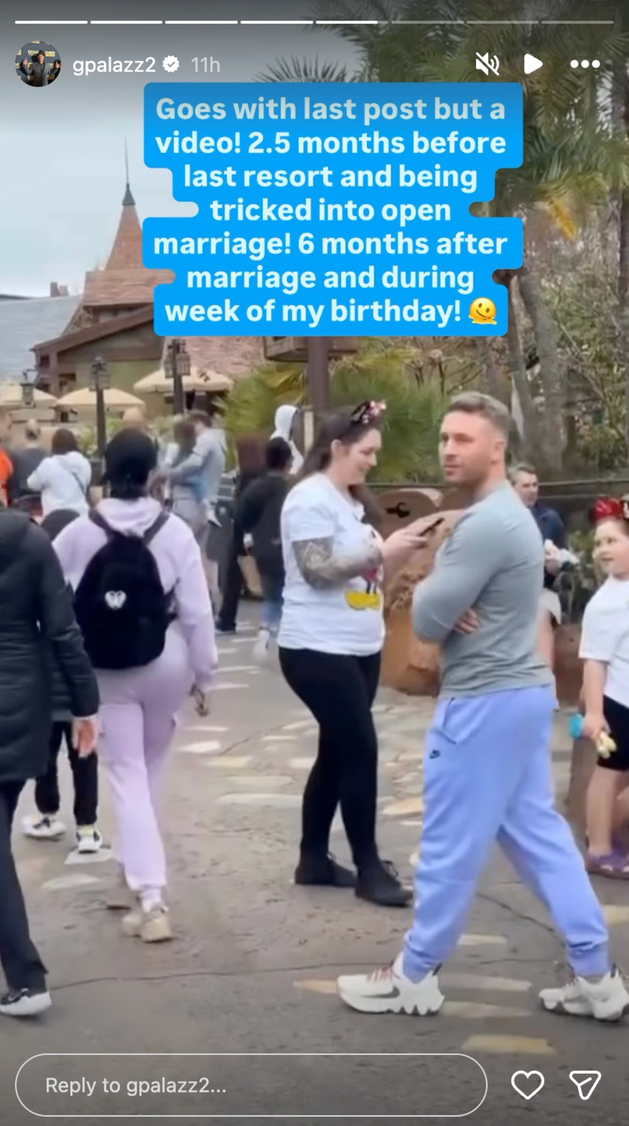 Jasmine and Matt at Disney World