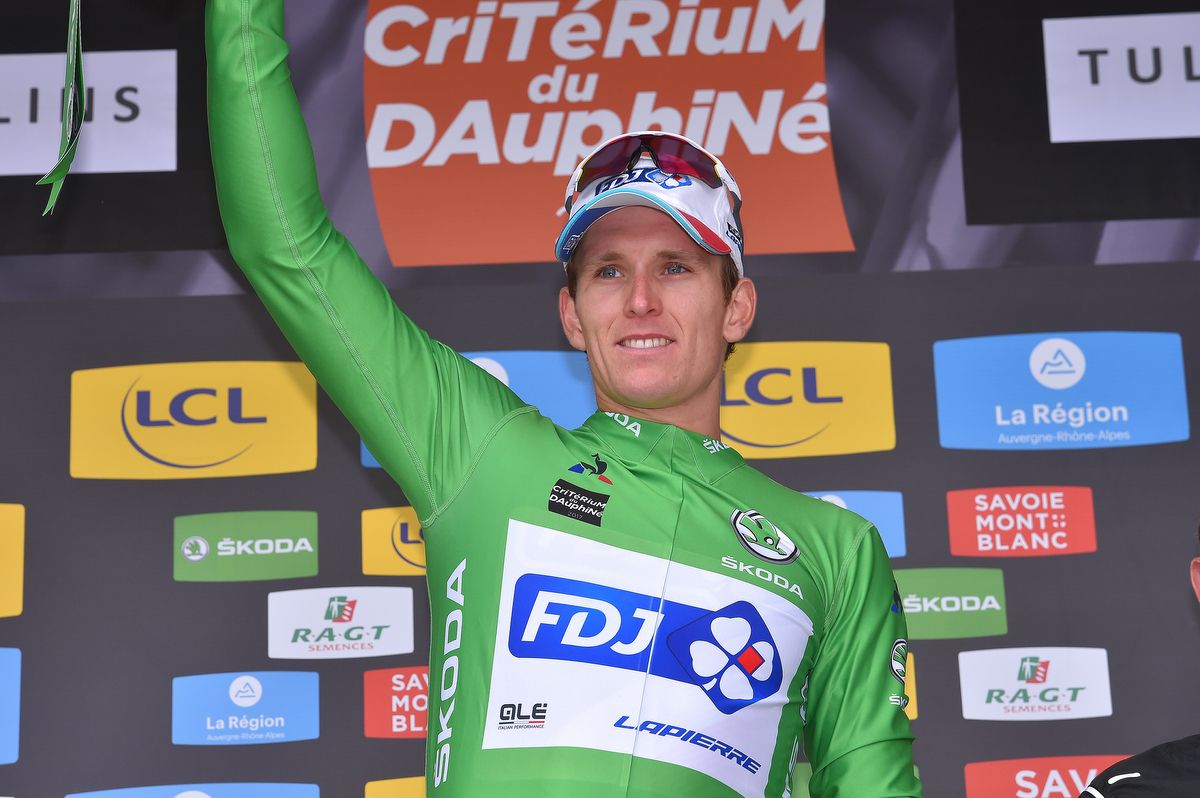 New points leader, Arnaud D&eacute;mare (FDJ)