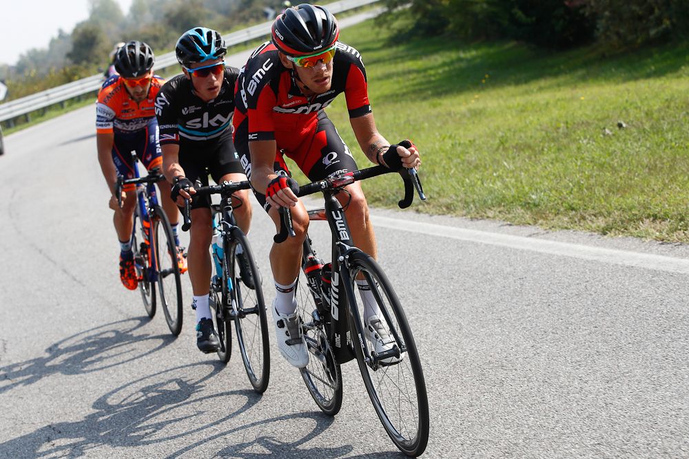 Alessandro De Marchi (BMC) in the breakaway during Milano-Torino