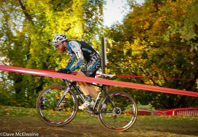Robert Marion (American Classic) hammering up one of the climbs