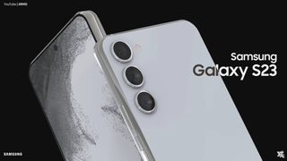 A render of the Galaxy S23, based on currently available leaks