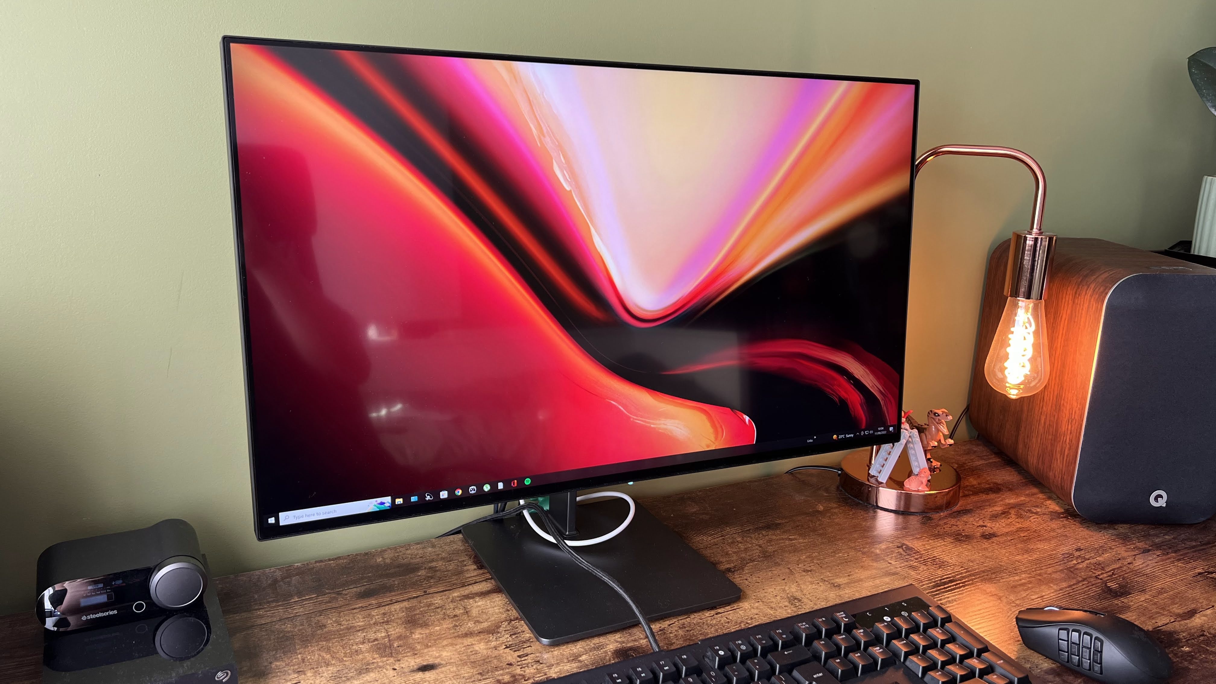 Monitor mengkilap Spektrum Adonan 4K 144Hz