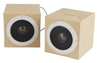 Muji cardboard speakers