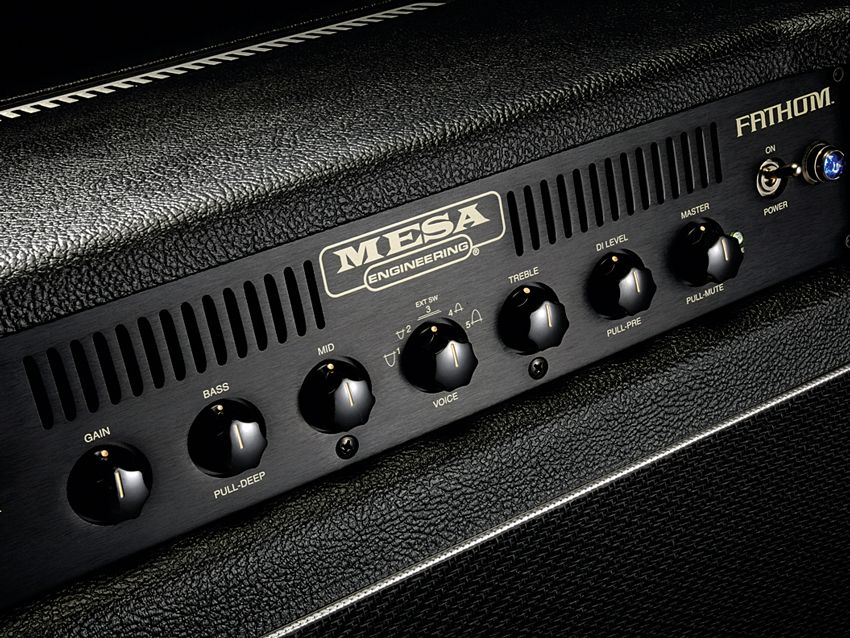 The master volume control includes a useful pull-mute ability