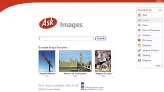 Ask.com image search