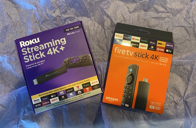 Roku and Amazon 4K streaming sticks