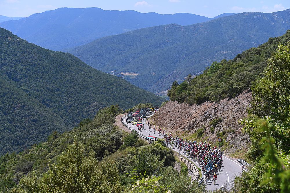 Another tough day in the Pyrenees for the 2016 peloton