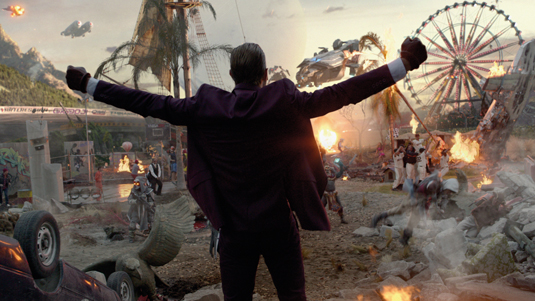 "Although this was a CG-heavy job, we shot as much as possible practically," says Joji