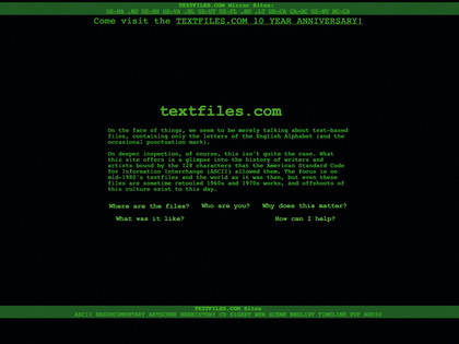 Text files