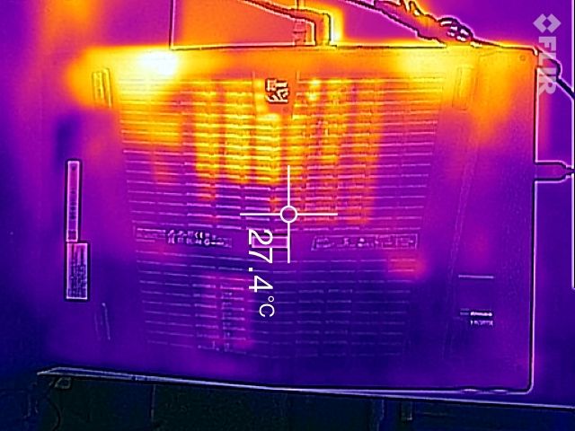 MSI GT72S Load Temperatures - Middle Bottom