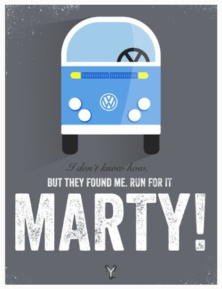 Back to the Future minimal poster series