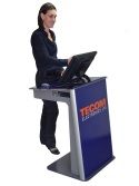 Lectern offers integrated screen and sound
