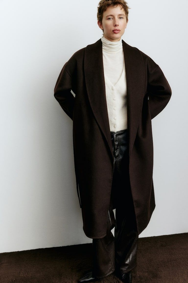 Handmade Wool-Blend Coat