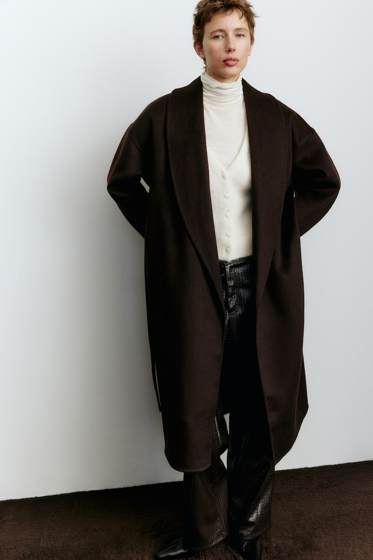 Handmade Wool-Blend Coat