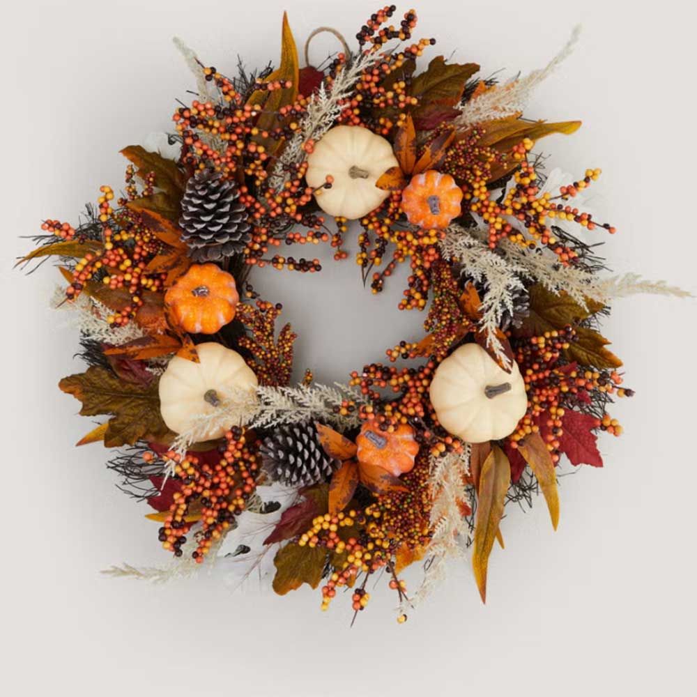 pumpkin wreath