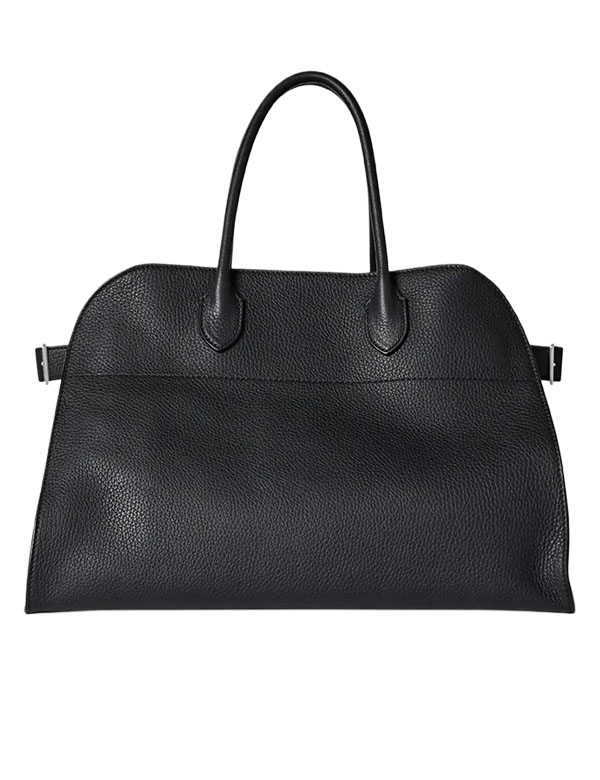 The Row Soft Margaux 15 Bag in Leather - Black / One Size