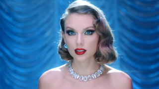 Taylor Swift in Bejeweled music video from Midnights