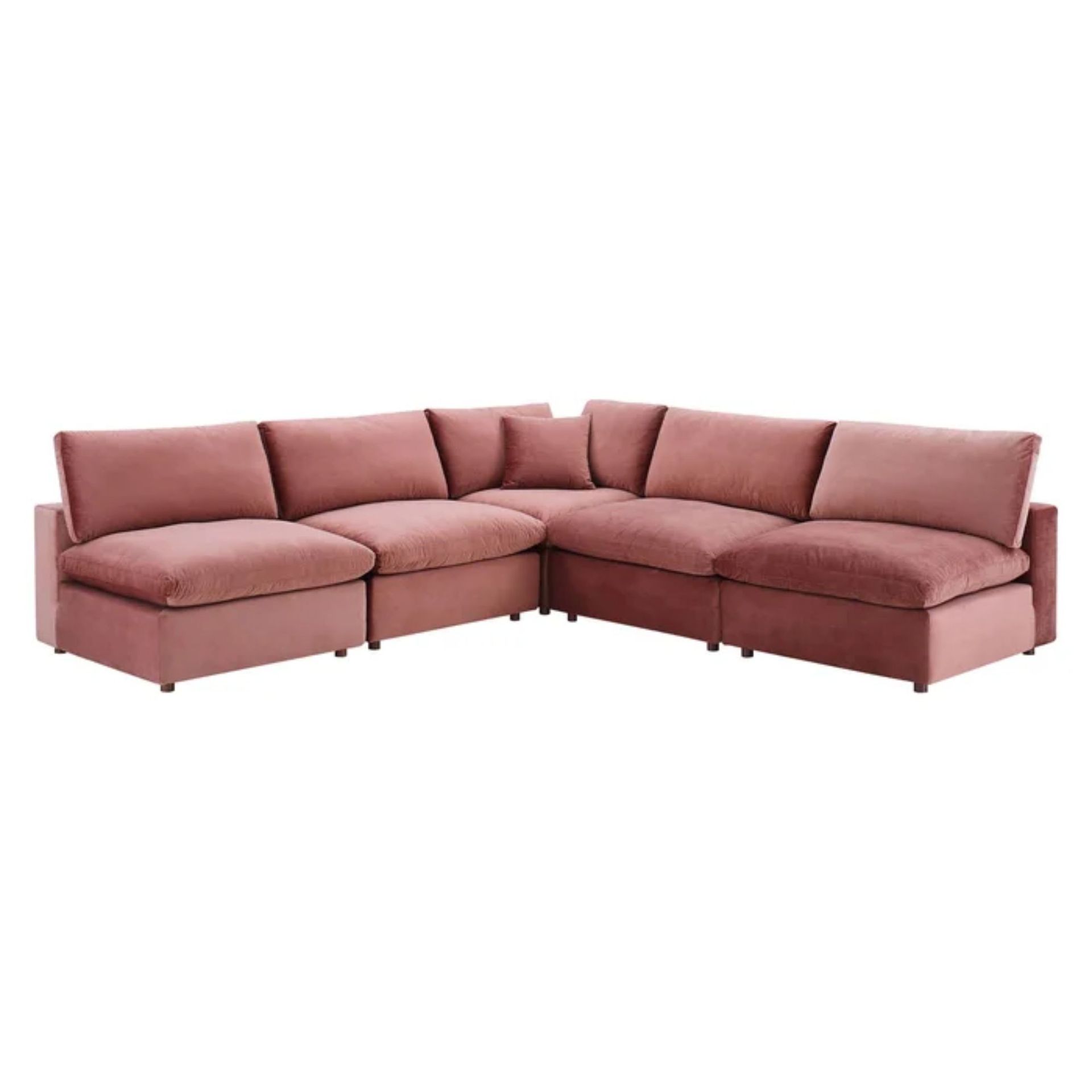pink sectional