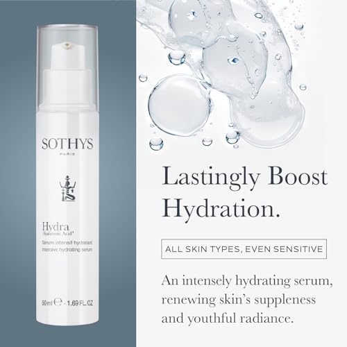 Sothys Hydrating Intensive Serum | Hyaluronic Acid Serum for Intense Moisturizing and Anti-Aging Barrier | for All Skin Types