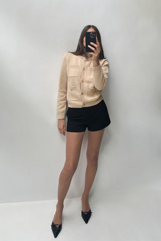 Fitted Knit Cardigan