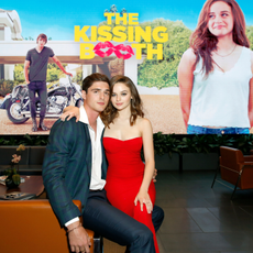 Jacob Elordi and Joey King attend a screening of 'The Kissing Booth' at NETFLIX on May 10, 2018 in Los Angeles, California.
