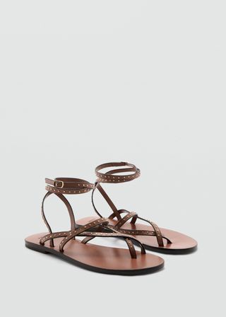 Leather Straps Sandals - Women | Mango Usa