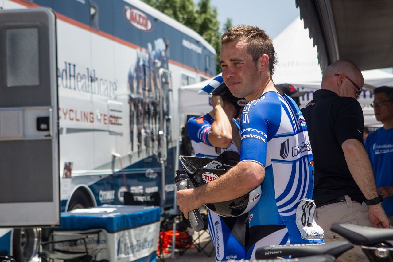Jonny Clarke with UnitedHealthcare at the 2012 Tour of California