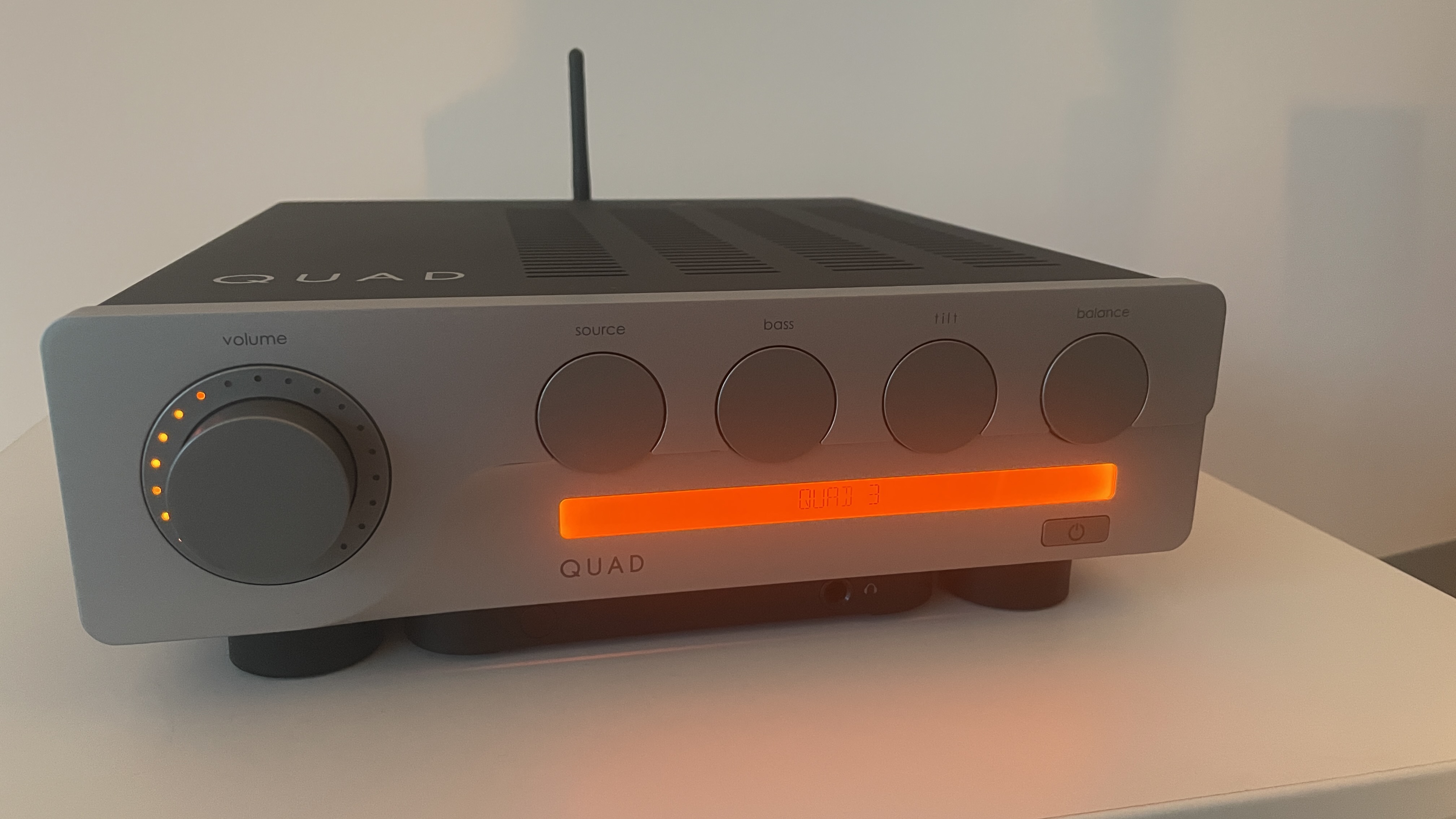 Quad 3 integrated amplifier front shot