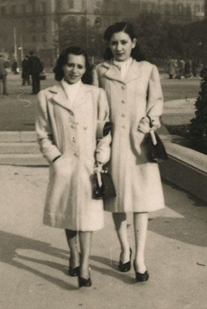 Photographs of the twins always appear arm-in-arm in the same position